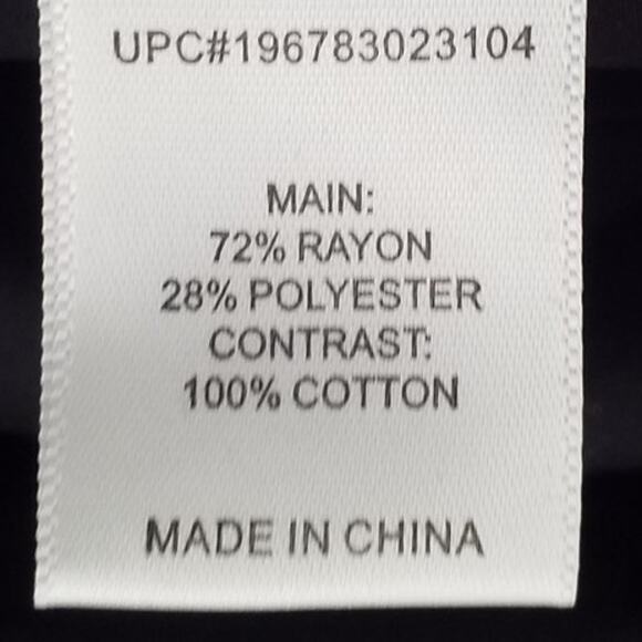 Tart Collections Womens Sz Large Harbor Knit Midi Dress Black Pockets A-Line - Picture 9 of 9